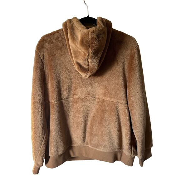 Old Navy Fuzzy Teddy Bear Sweater Hoodie Women's Size Large - Picture 4 of 7